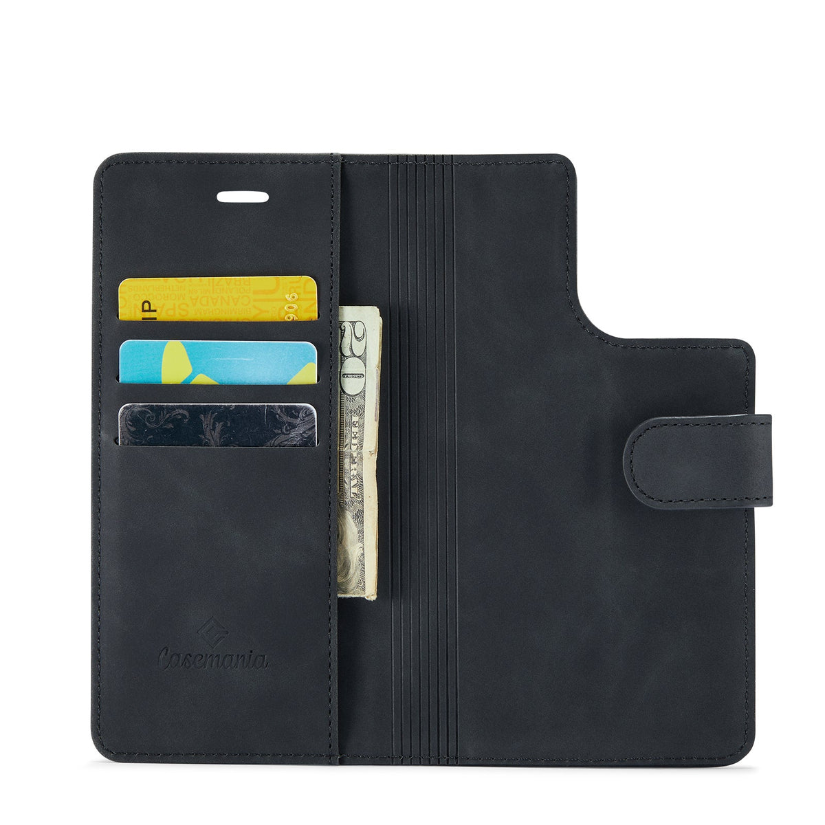 Apple iPhone 15 Plus Hoesje - Charcoal Gray - 2 in 1 MagSafe Bookcase