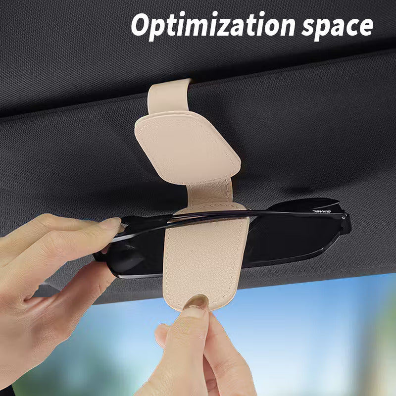 Casemania Car Sunglasses Holder 2 Pieces - Beige