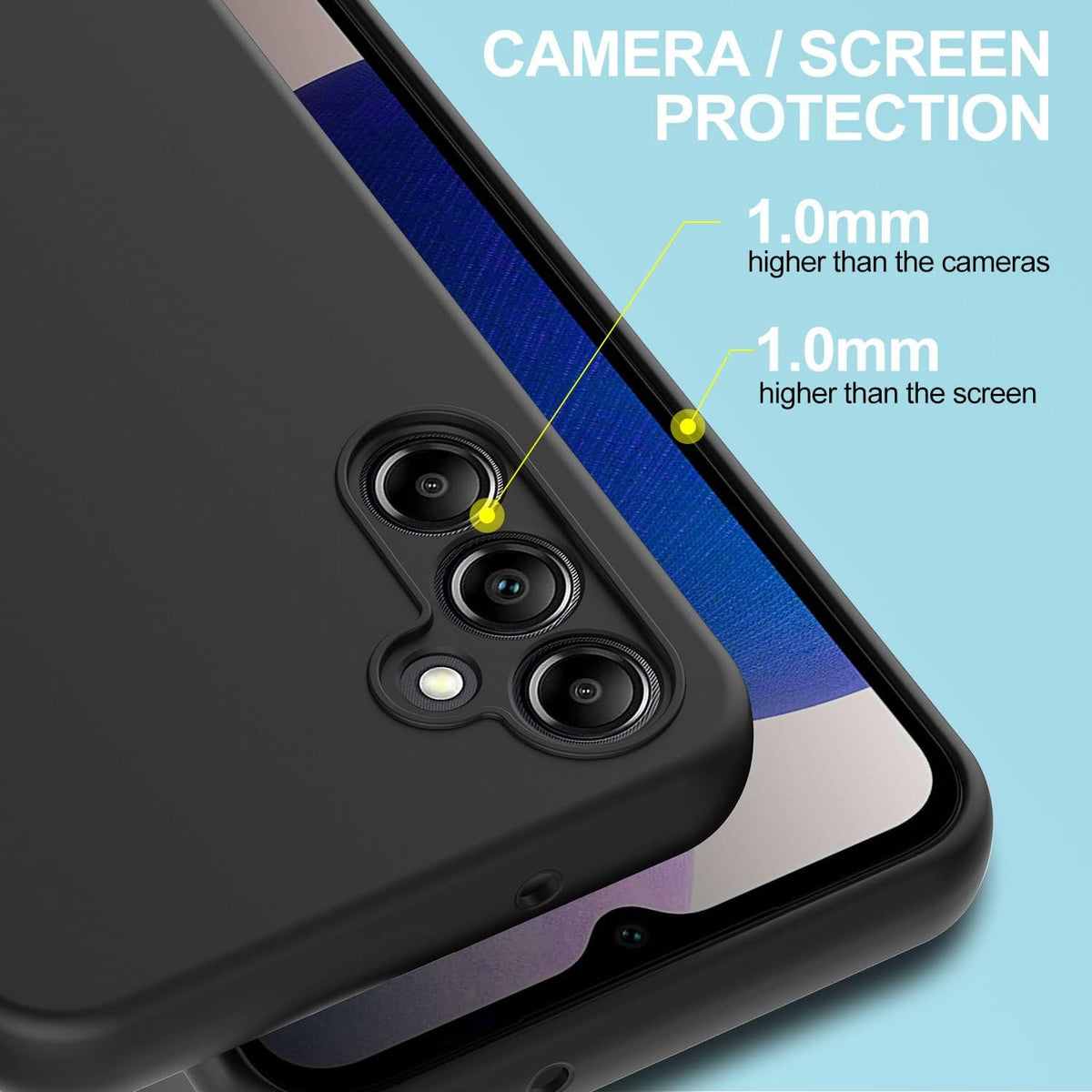 Samsung Galaxy A14 4G Hoesje - Zwart - Siliconen Back Cover