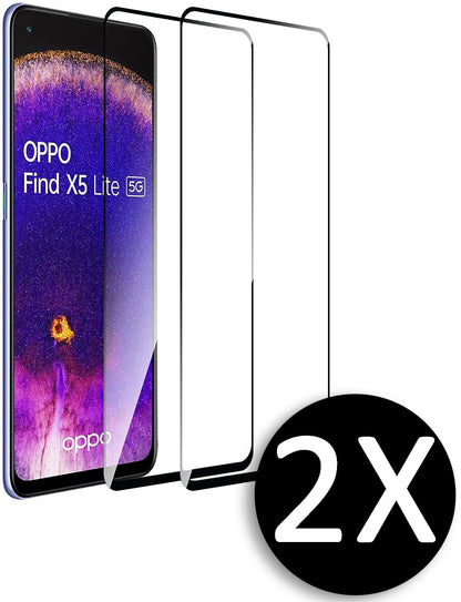 OPPO Find X5 Lite Screen Protector - Full Cover - 2 Pieces