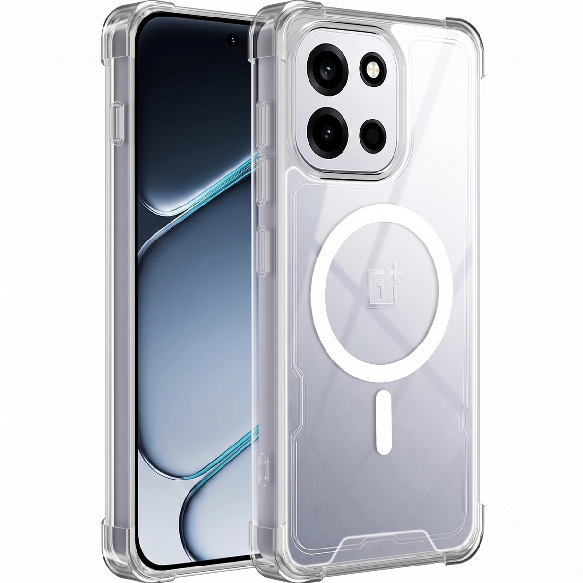 OnePlus Nord 6 Hoesje - Transparant - Anti-Shock MagSafe Back Cover