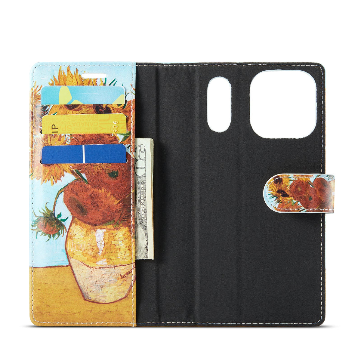 Apple iPhone 18 Pro Case - Sunflowers - Art Print 2-in-1 MagSafe Wallet Case