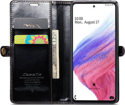 Samsung Galaxy A53 5G Hoesje - Charcoal Gray - Dunne Bookcase