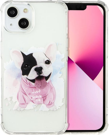 Apple iPhone 14 Plus Hülle - Puppy - Schmetterling Backcover