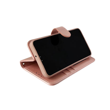 iPhone 17e Hoesje - Rosegoud - Luxe Portemonnee Bookcase