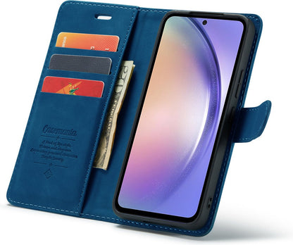 Samsung Galaxy A23 Hoesje - Navy Blue - 2 in 1 Bookcase