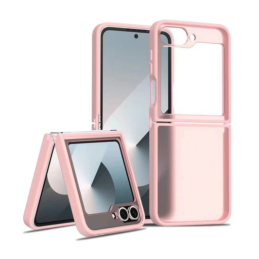 Samsung Galaxy Z Flip 7 FE Hoesje - Roze - Matte Armor Back Cover
