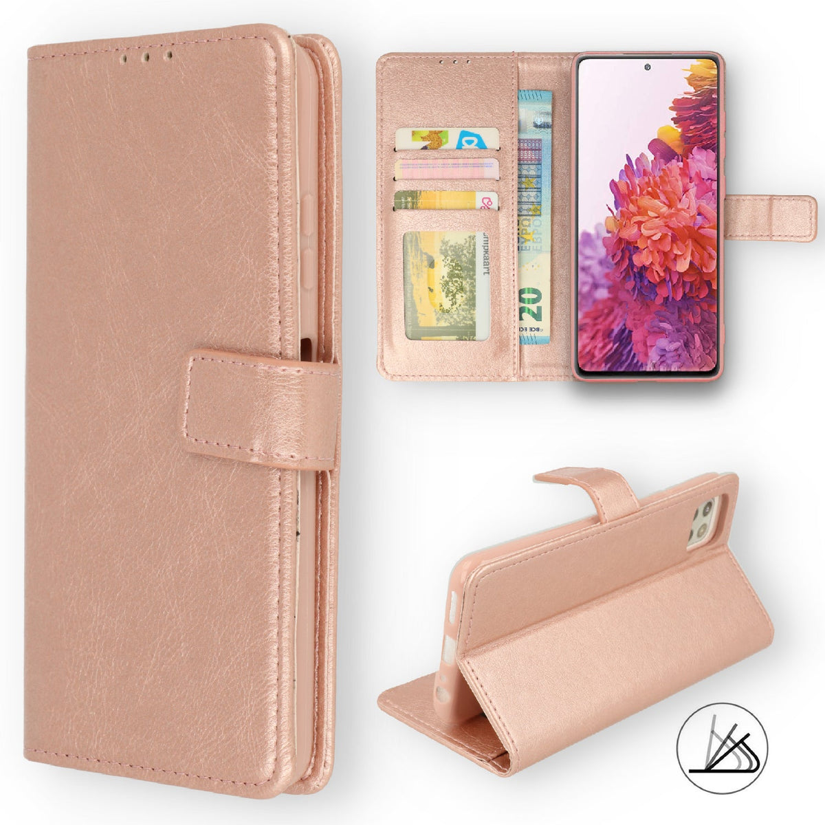 Motorola Moto G60 Case - Rose Gold - Wallet Case