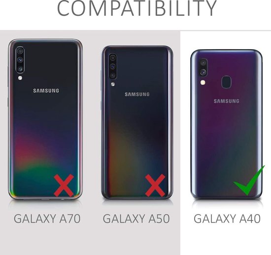 Samsung Galaxy A40 Hoesje - Geel - Siliconen Ring Kickstand Back Cover