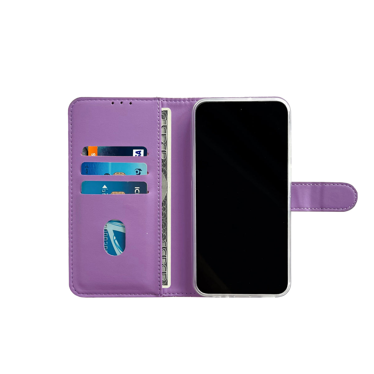 Samsung Galaxy A25 Hoesje - Paars - Bookcase