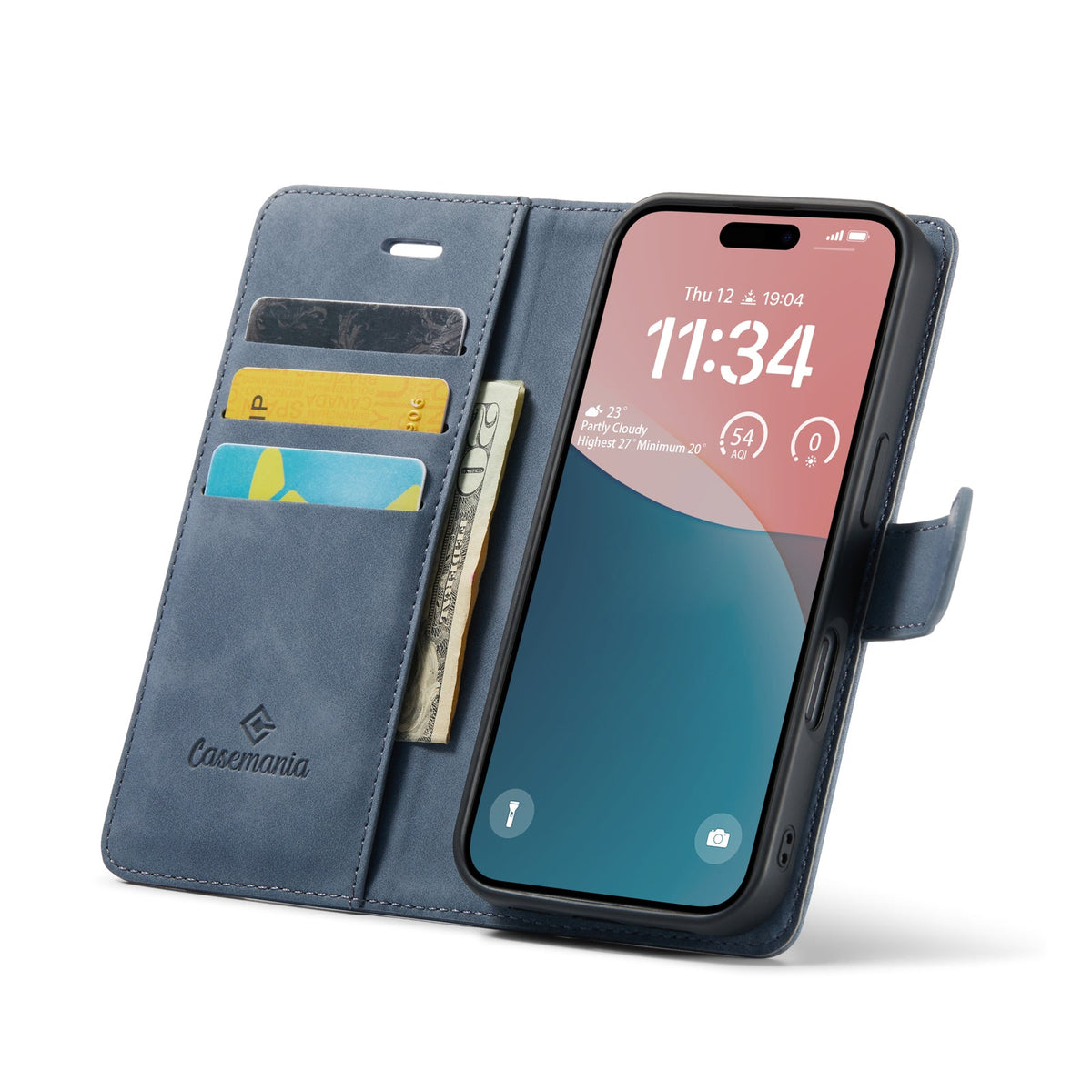 Apple iPhone 16 Case - Shadow Gray - 2-in-1 Wallet Case