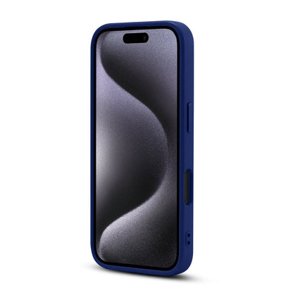iPhone 16 Hoesje - Blauwe Color Frame - Val/Stoot-Proof Telefoonhoesje Back Cover