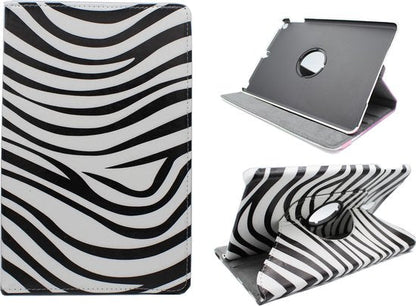 Samsung Galaxy Tab A7 Lite Tablethoes - Zebra - Draaibare Bookcase