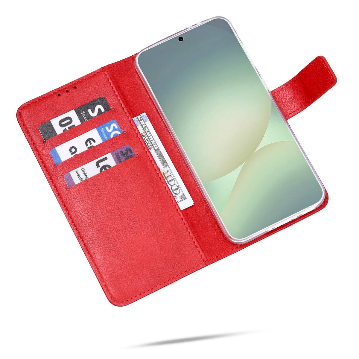 Xiaomi Redmi A7 Pro Hoesje - Rood - Portemonnee Bookcase