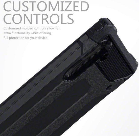 Samsung Galaxy Note 10 Hoesje - Zwart - Anti-Shock Back Cover