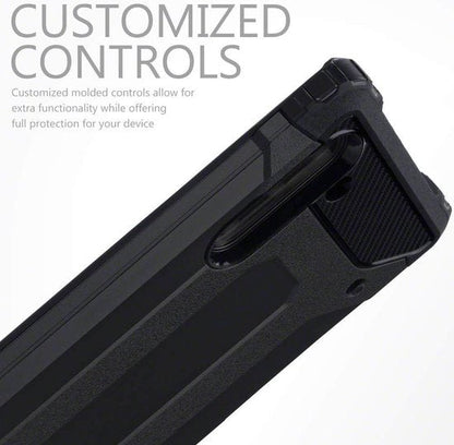 Samsung Galaxy Note 10 Hoesje - Zwart - Anti-Shock Back Cover