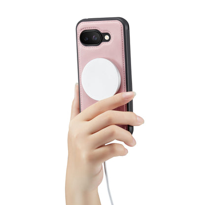 Google Pixel 9a Hoesje - Pale Pink - 2 in 1 MagSafe Bookcase