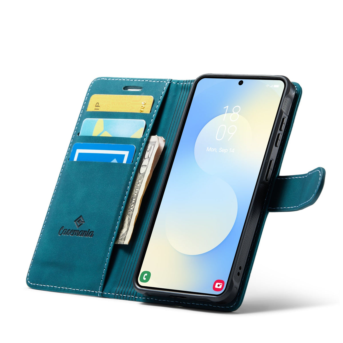 Samsung Galaxy A27 Hoesje - Emerald Green - 2 in 1 MagSafe Bookcase