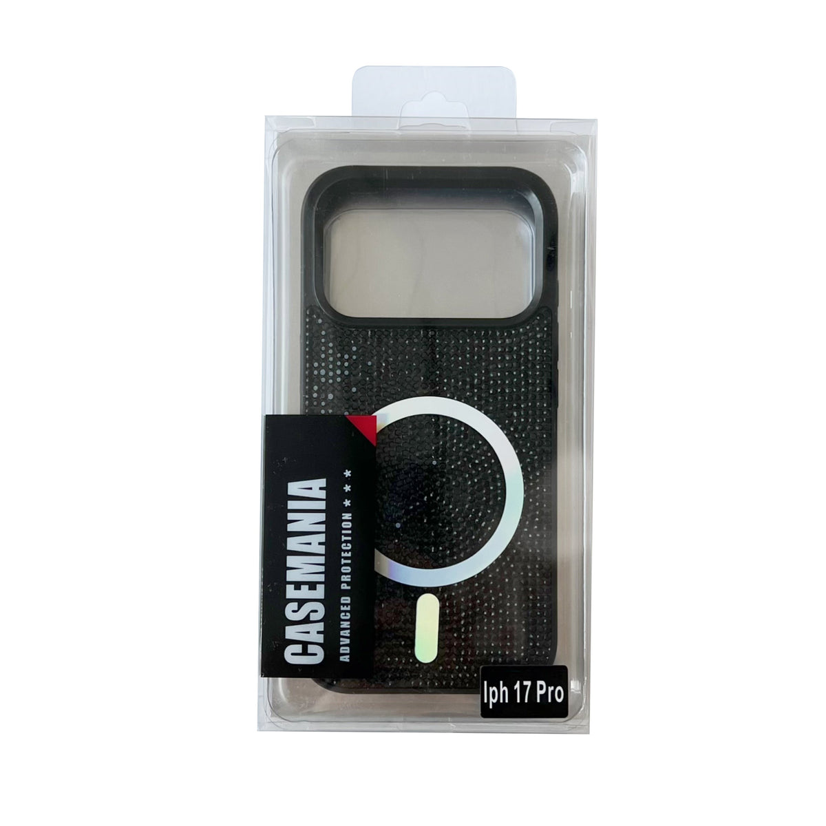 Apple iPhone 18 Pro Hoesje - Zwart - Diamant Glitter MagSafe Back Cover
