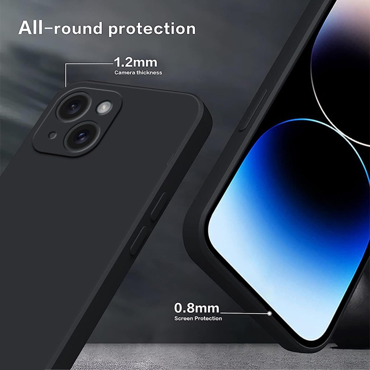 Motorola Moto G56 Hoesje - Zwart - Siliconen Back Cover