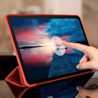 Samsung Galaxy Tab A9 (8.7 inch) Tablethoes - Rood - Smart Cover