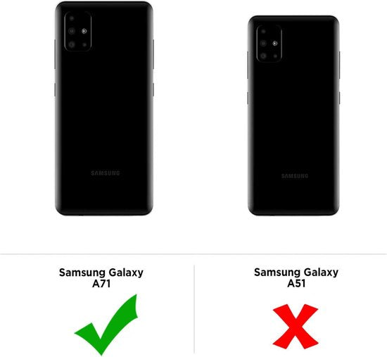 Samsung Galaxy A71 Case - Brown - Luxury Wallet Case