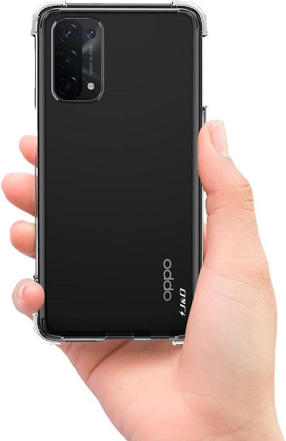 OPPO A54 5G Hoesje - Transparant - Anti-Shock Back Cover