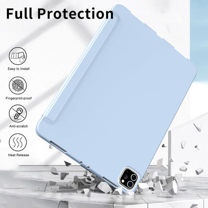 Apple iPad Air 13 (2024) Tablethoes - Licht Blauw - Smart Cover