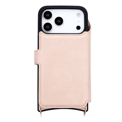Apple iPhone 17 Pro Max Hoesje - Roze - CM Amsterdam Back Cover met Telefoonkoord