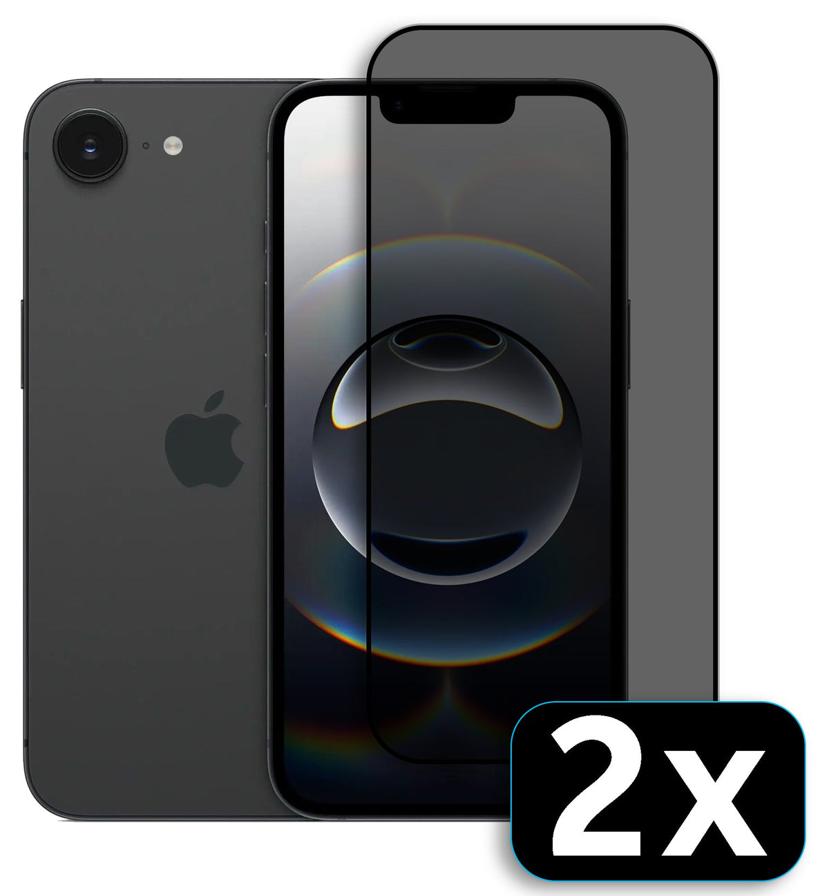 Apple iPhone 17e Screenprotector - Privacy - 2 Stuks