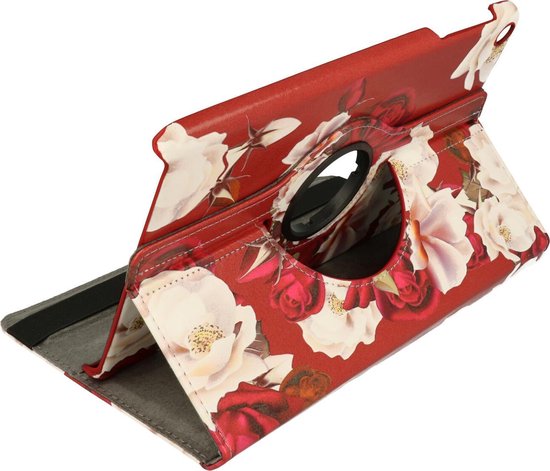 Samsung Galaxy Tab A7 Lite Tablethoes - Roses - Draaibare Bookcase