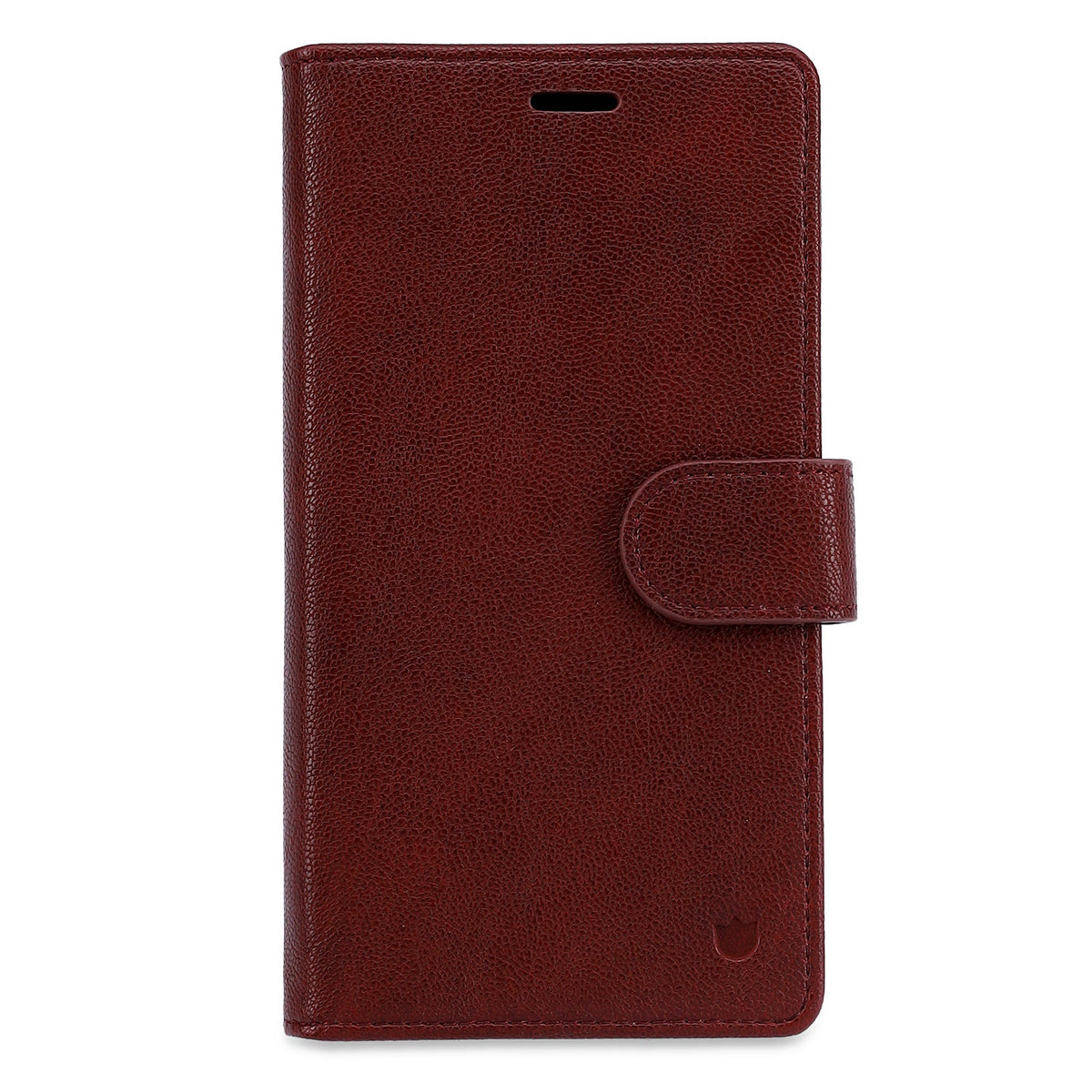iPhone 13 Hoesje - Burgundy Red - 2 in 1 Lederlook Bookcase