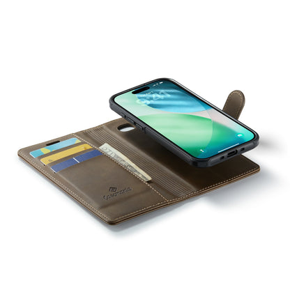 Apple iPhone Air Case - Mahogany Brown - Luxury 2-in-1 MagSafe Wallet Case