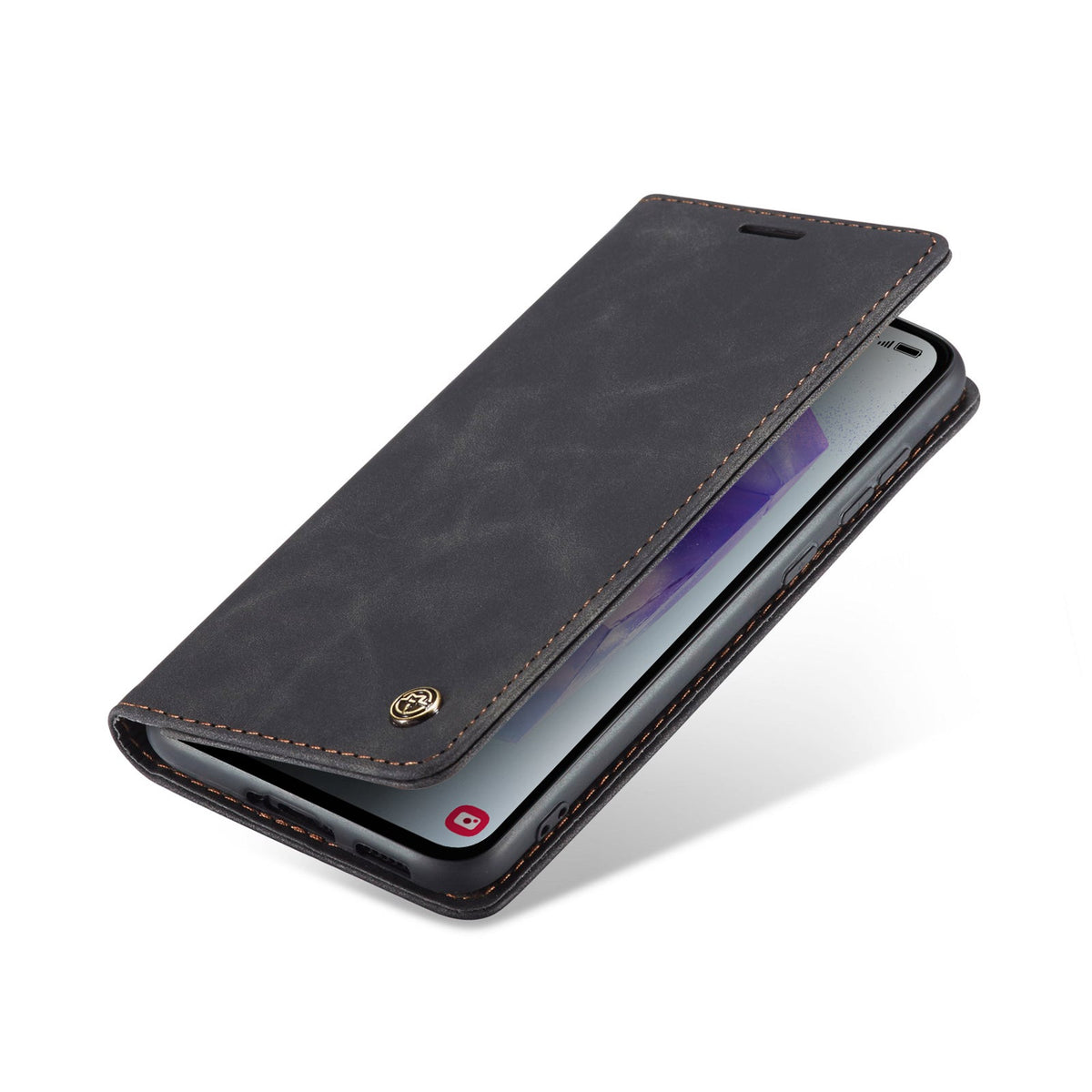 Samsung Galaxy S25 Plus Hoesje - Charcoal Gray - Dunne Bookcase