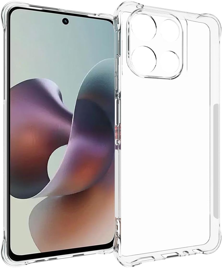 Motorola Moto G56 Hoesje - Transparant - Anti-Shock Back Cover