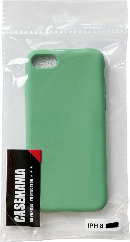 Apple iPhone SE (2022) Hoesje - Licht Groen - Siliconen Back Cover
