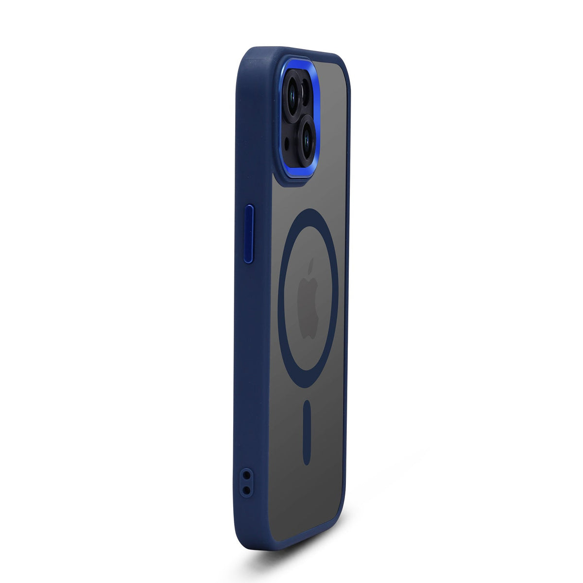 Coque pour iPhone 11 - Bleue - Coque arrière Color Frame MagSafe