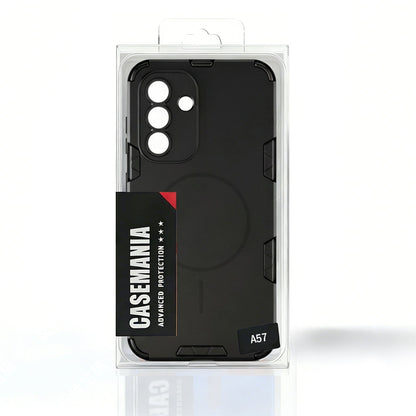 Samsung Galaxy A37 Hoesje - Matte Zwart - Frosted Matte Hardcase MagSafe Back Cover