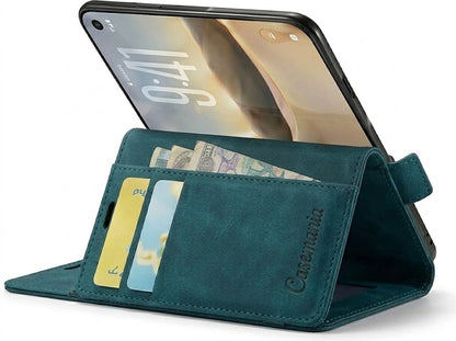 Apple iPhone Duo Hoesje - Emerald Green - Dunne Bookcase