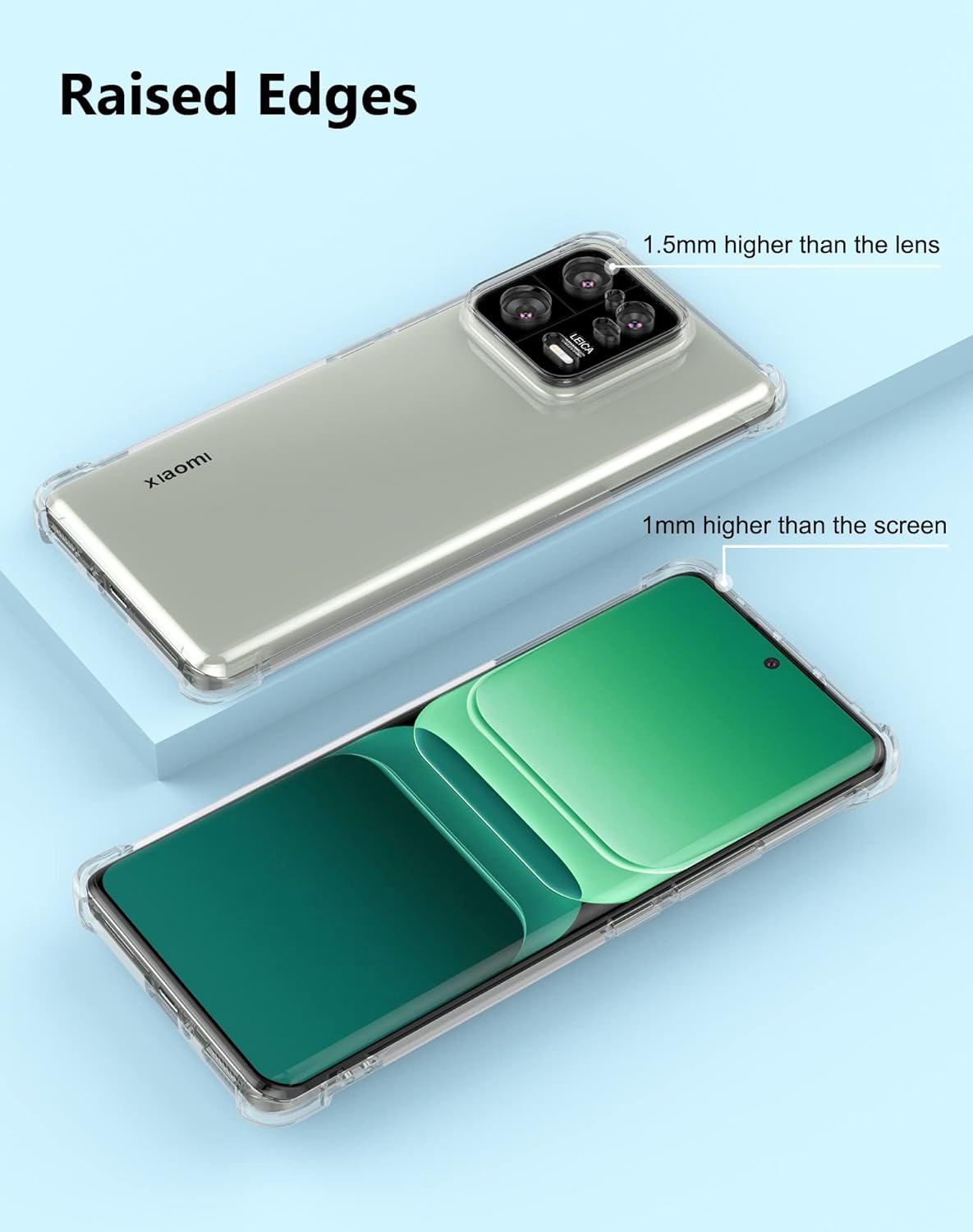 Xiaomi 13 Pro Hoesje - Transparant - Anti-Shock Back Cover