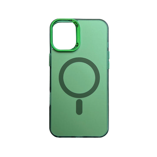 Apple iPhone 16 Plus Hoesje - Groen - Fusion Armor MagSafe Back Cover