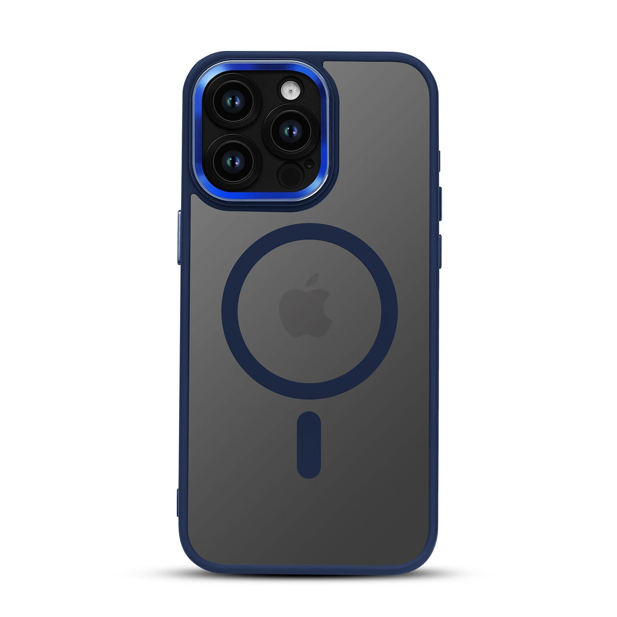 Apple iPhone 14 Pro Max Hoesje - Blauw - Bumper MagSafe Back Cover
