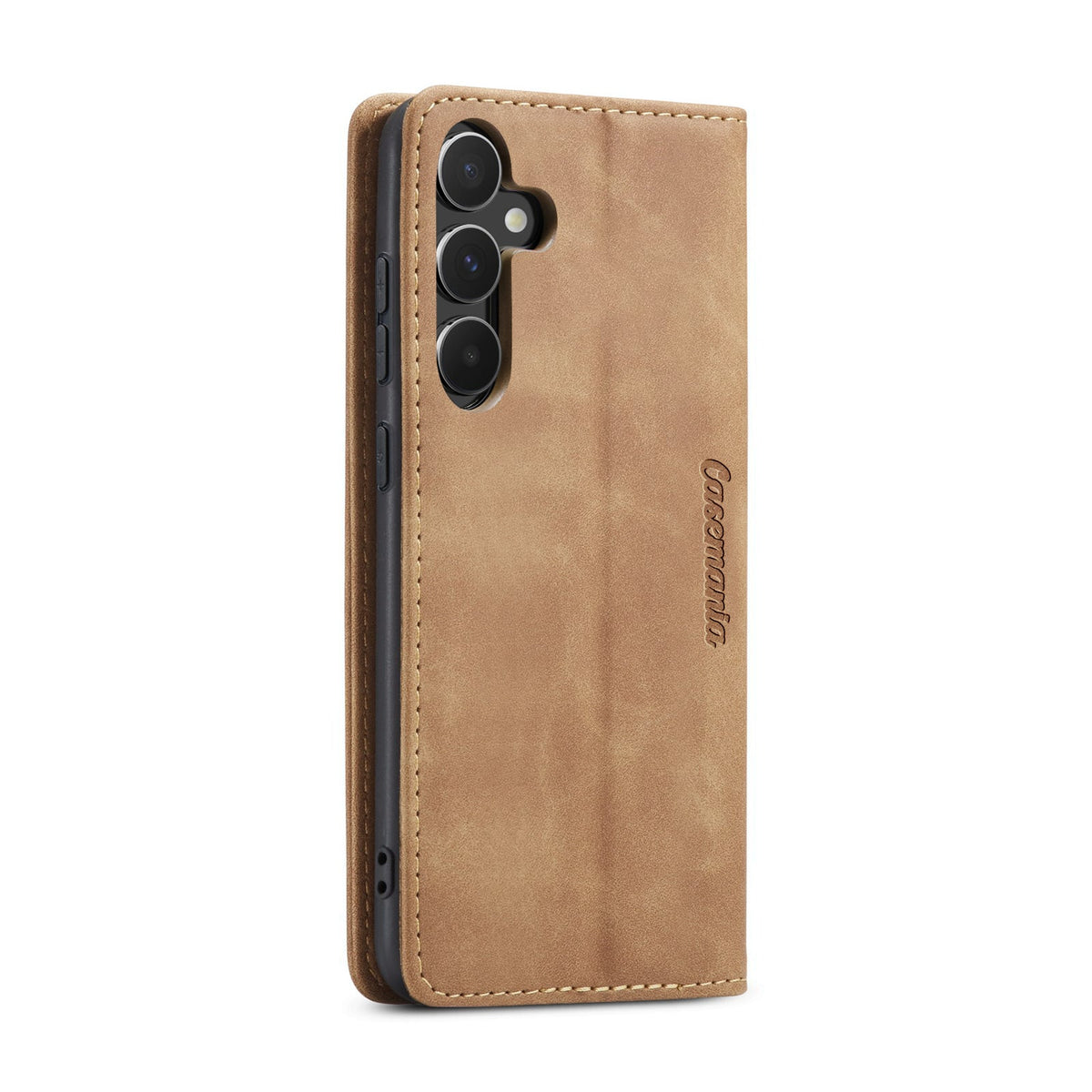 Samsung Galaxy S25 Hoesje - Sienna Brown - Dunne Bookcase