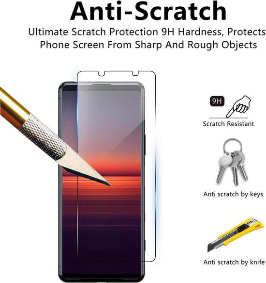 Sony Xperia 10 III Screenprotector - Tempered Glass - 2 Stuks