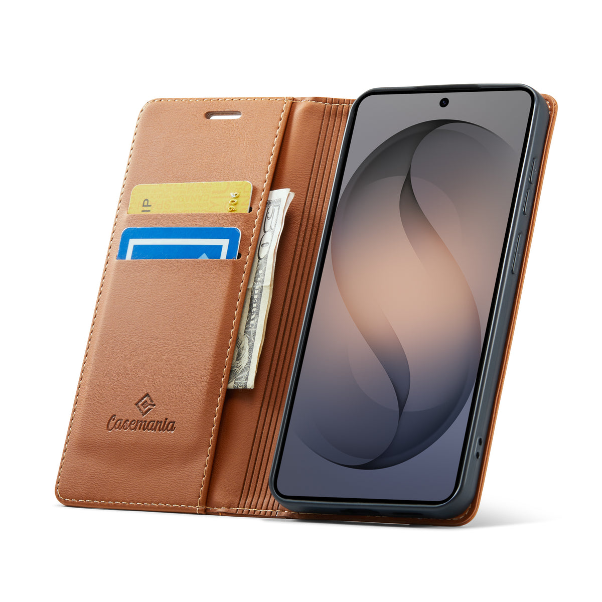 Samsung Galaxy S26 FE Hoesje - Sienna Brown - Dunne Bookcase