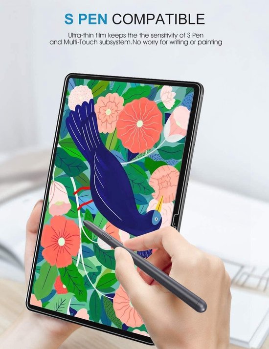 Samsung Galaxy Tab S7+ / S7 FE Schutzfolie - Full Cover - 2 Stück