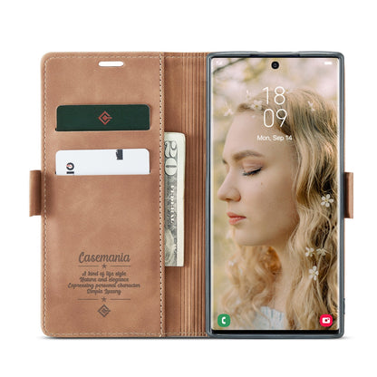 Samsung Galaxy S25 Ultra Hoesje - Sienna Brown - Dunne Bookcase
