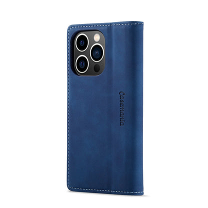 Apple iPhone 15 Pro Max Case - Navy Blue - Slim Wallet Case