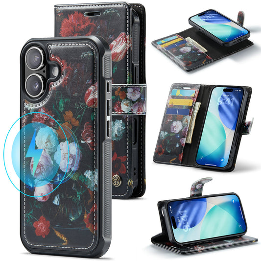Apple iPhone 17 Case - Still Life with Flowers - 2-in-1 MagSafe Wallet Case