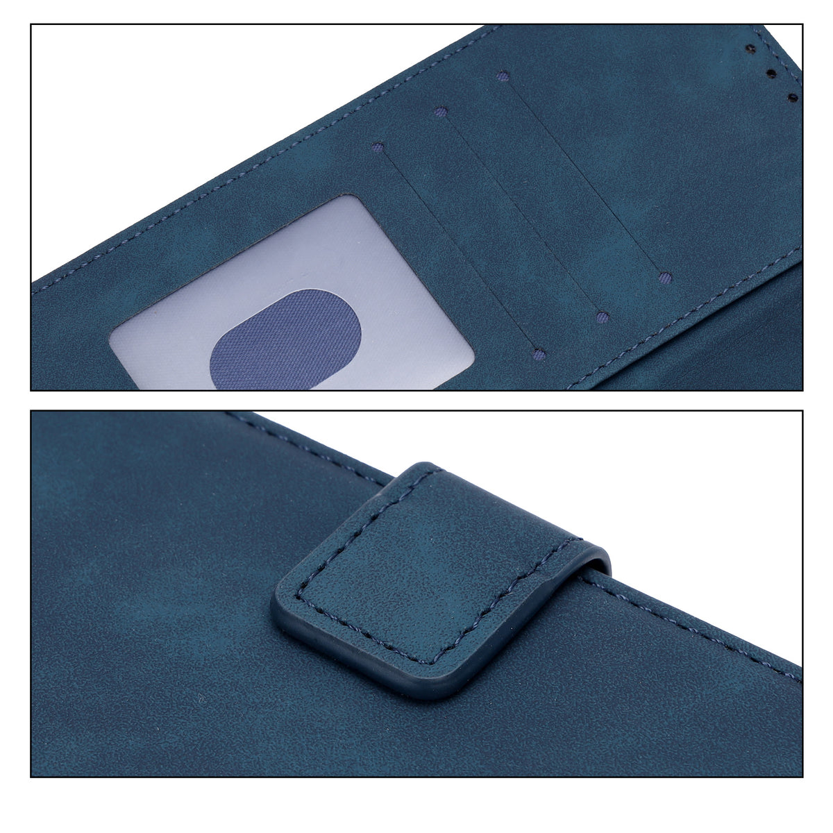Samsung Galaxy A27 Hoesje - Navy Blue - Portemonnee Bookcase